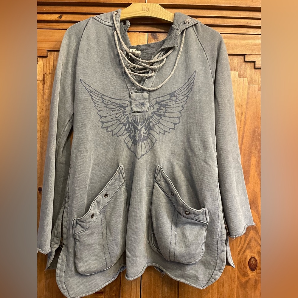 Free People Sweatshirt with oversized hood